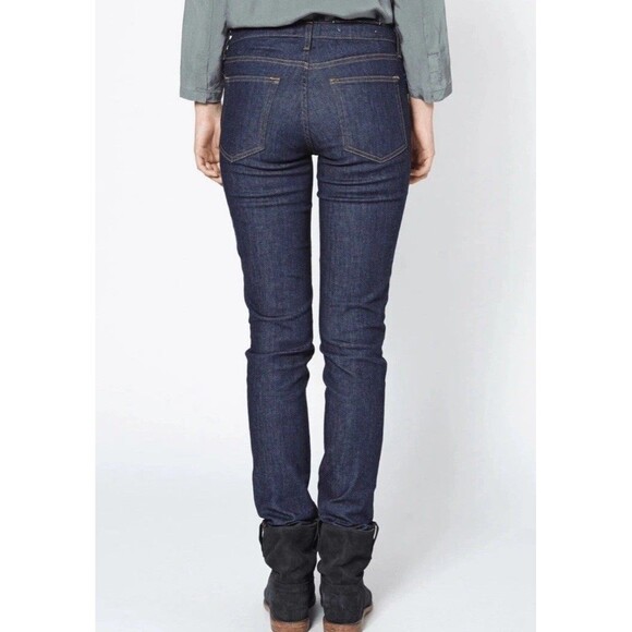 Acne Studios Flex S Raw Denim Slim Fit Mid Rise Jeans Size W27 / L32 Dark Indigo - Picture 8 of 12